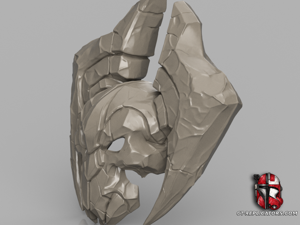 STL 3D Print FIles Enchanted Galio Mask (head) - League Of Legends Cosplay 1:1 Replica