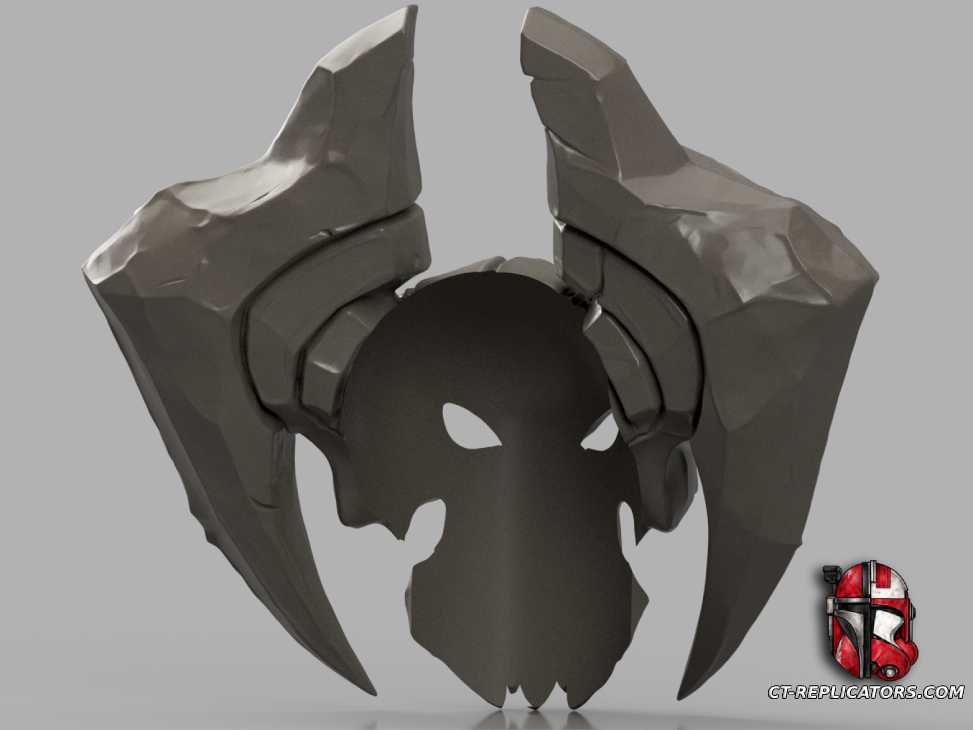 STL 3D Print FIles Enchanted Galio Mask (head) - League Of Legends Cosplay 1:1 Replica