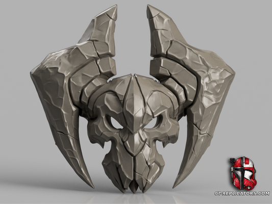 STL 3D Print FIles Enchanted Galio Mask (head) - League Of Legends Cosplay 1:1 Replica