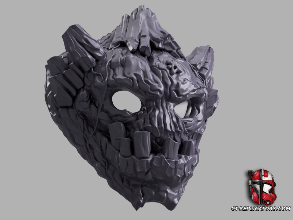 STL 3D Print Files Coral Reef Malphite Head - League Of Legends Cosplay 1:1 Replica