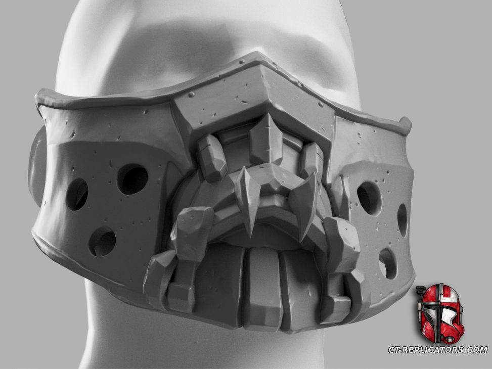STL 3D Print Files SCION Mask - League Of Legends Cosplay 1:1 Replica