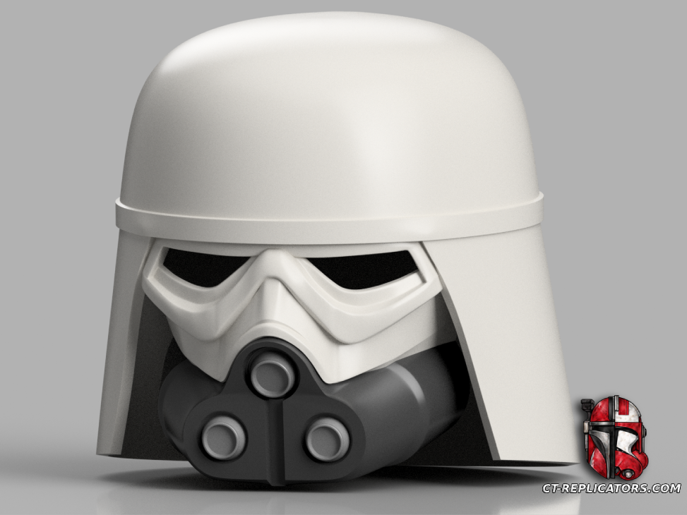 The Mandalorian and Grogu - Snowtrooper Helmet - Cosplay 1:1 Replica