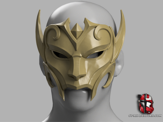STL 3D Print Files Brand Prestige Debonaire Mask - League Of Legends Cosplay 1:1 Replica