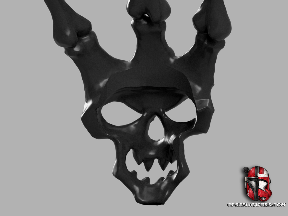 STL 3D Print Files Thresh Mask - League Of Legends Cosplay 1:1 Replica