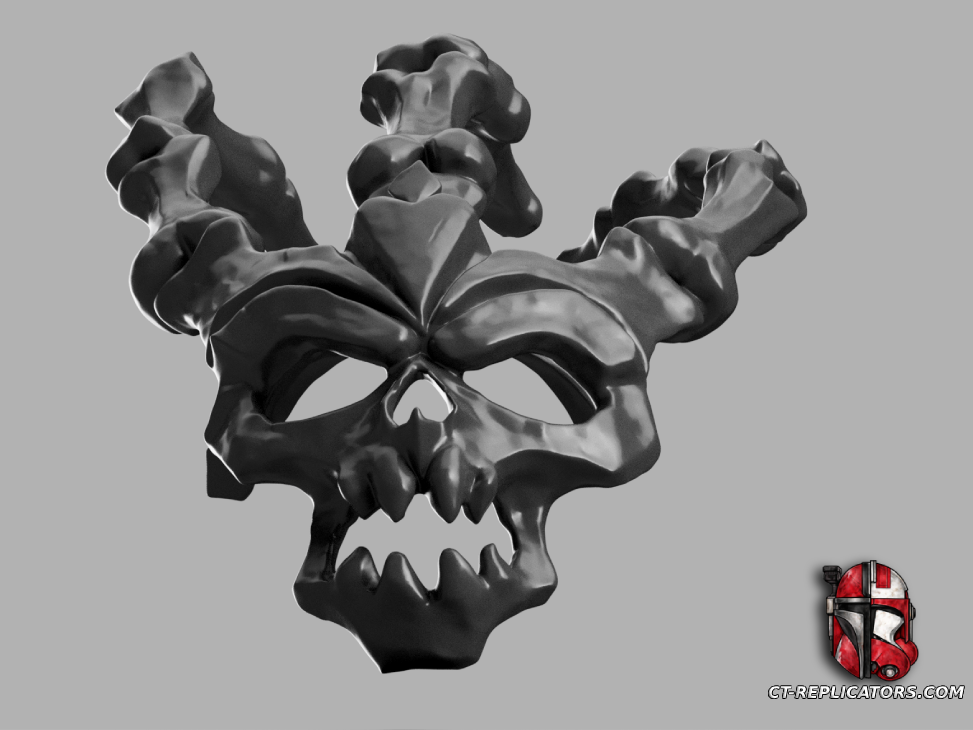STL 3D Print Files Thresh Mask - League Of Legends Cosplay 1:1 Replica