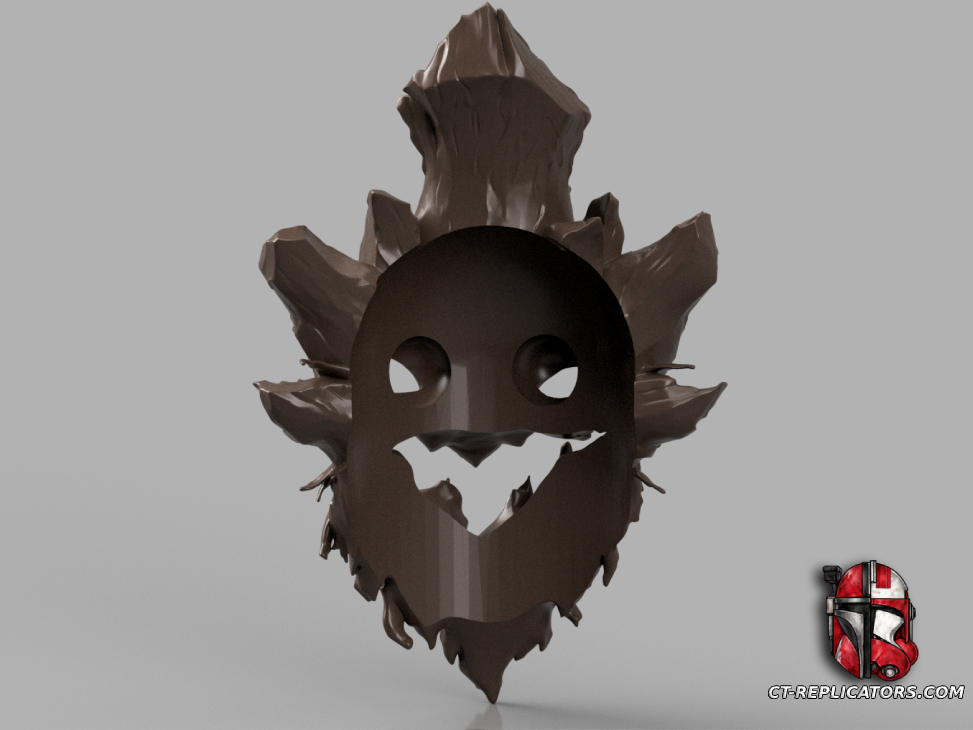 STL 3D Print Files Maokai Mask (head) - League Of Legends Cosplay 1:1 Replica