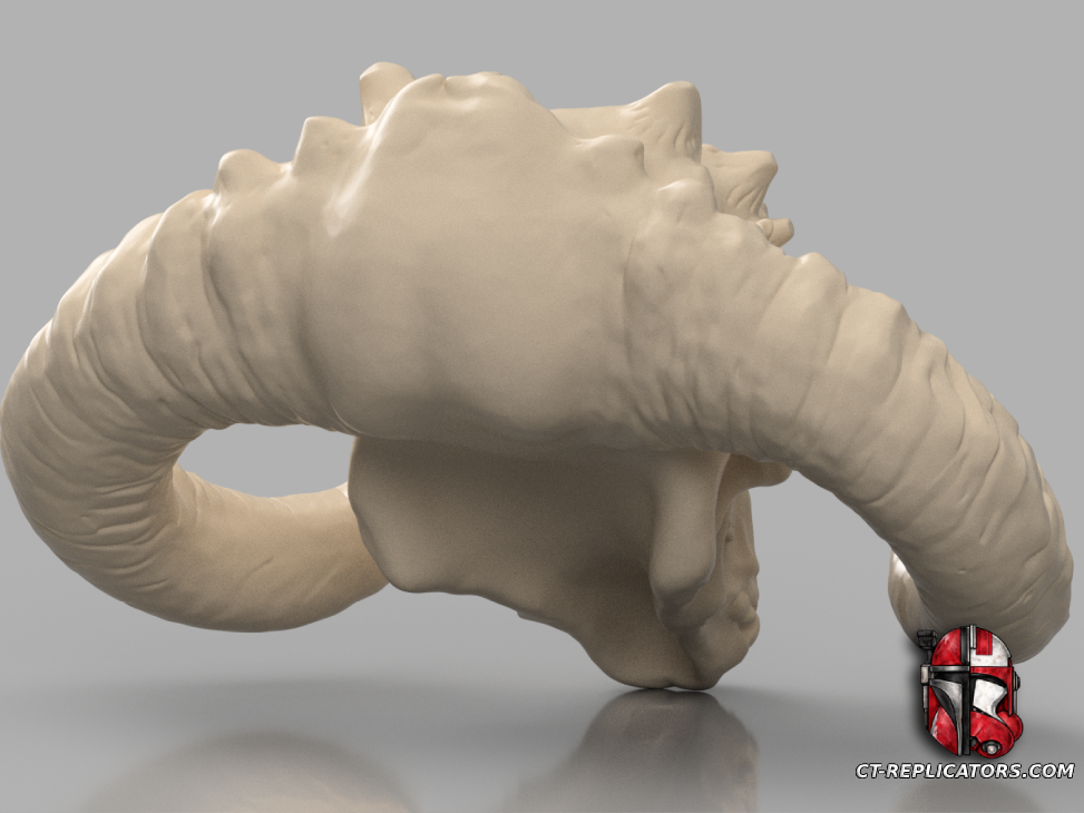 STL 3D Print FIles Tauntaun Skull trophy - Star Wars 1:1 scale