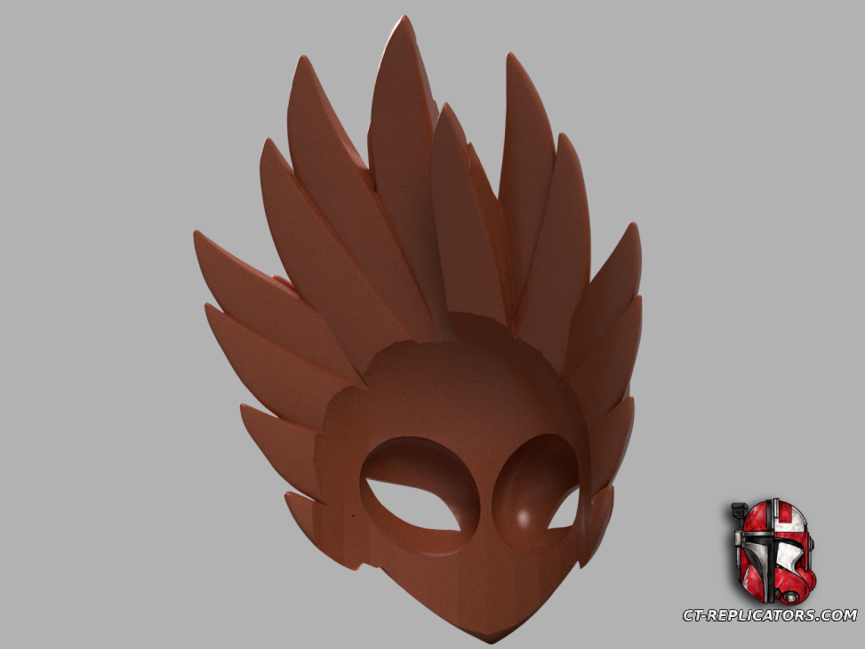 STL 3D Print Files Shadowfire Kindred Mask - League Of Legends Cosplay 1:1 Replica