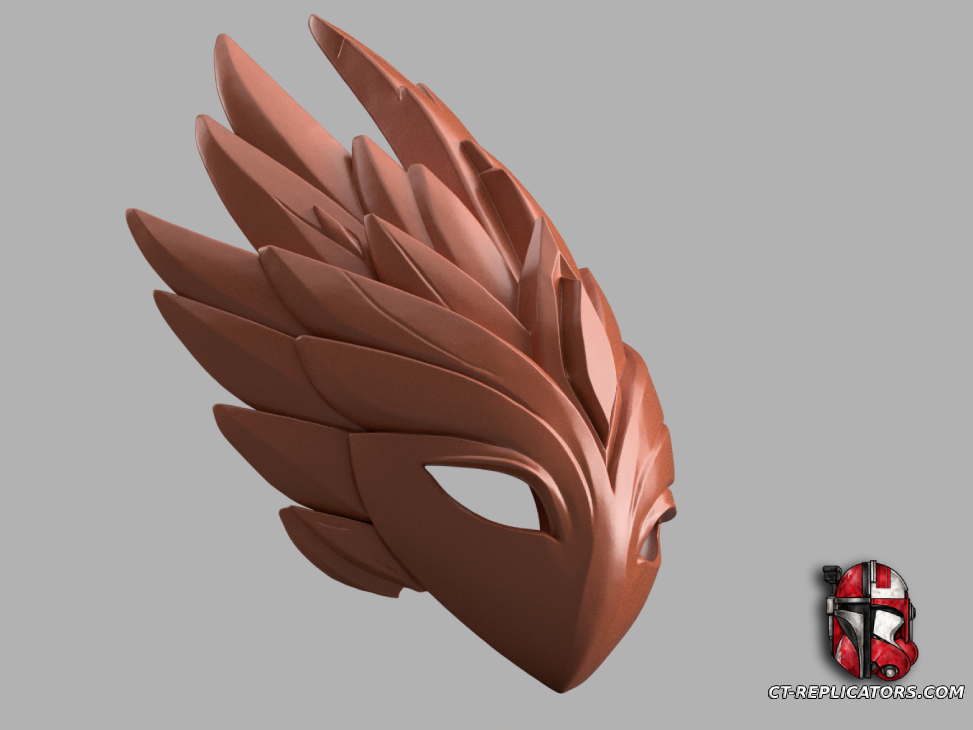 STL 3D Print Files Shadowfire Kindred Mask - League Of Legends Cosplay 1:1 Replica