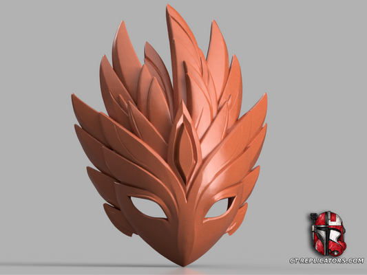 STL 3D Print Files Shadowfire Kindred Mask - League Of Legends Cosplay 1:1 Replica
