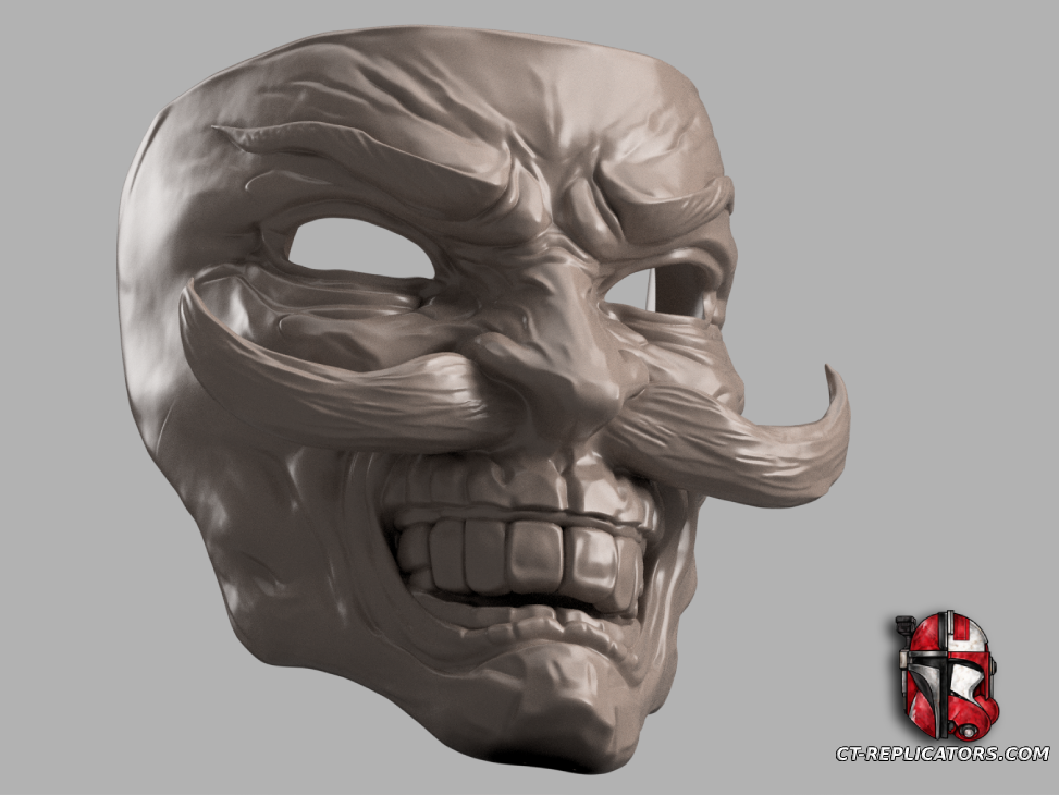 STL 3D Print Files NUTCRACKO Shaco Mask - League Of Legends Cosplay 1:1 Replica