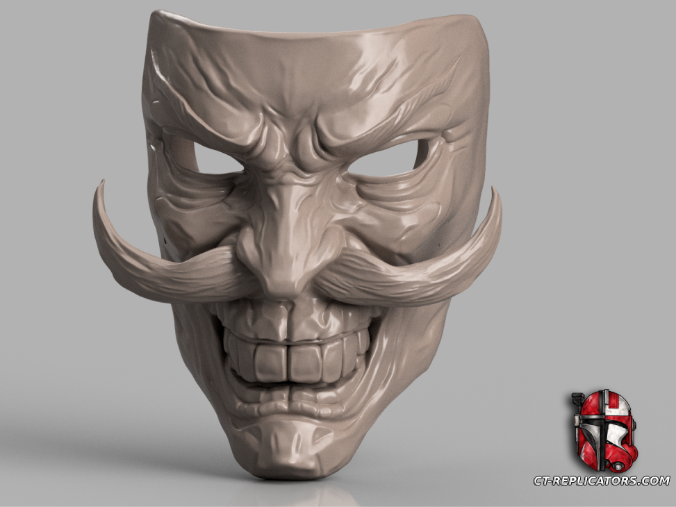 STL 3D Print Files NUTCRACKO Shaco Mask - League Of Legends Cosplay 1:1 Replica