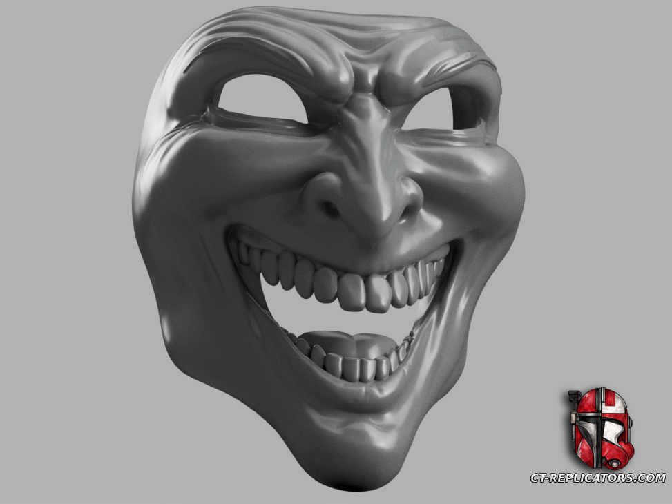 STL 3D Print Files MAD HATTER Shaco Mask - League Of Legends Cosplay 1:1 Replica