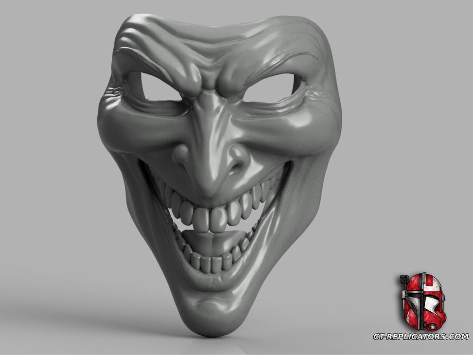 STL 3D Print Files MAD HATTER Shaco Mask - League Of Legends Cosplay 1:1 Replica