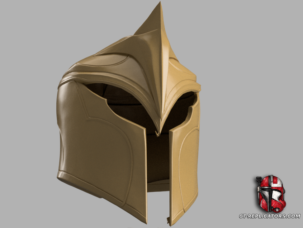 STL 3D Print Files Kayle Helmet - League Of Legends Cosplay 1:1 Replica