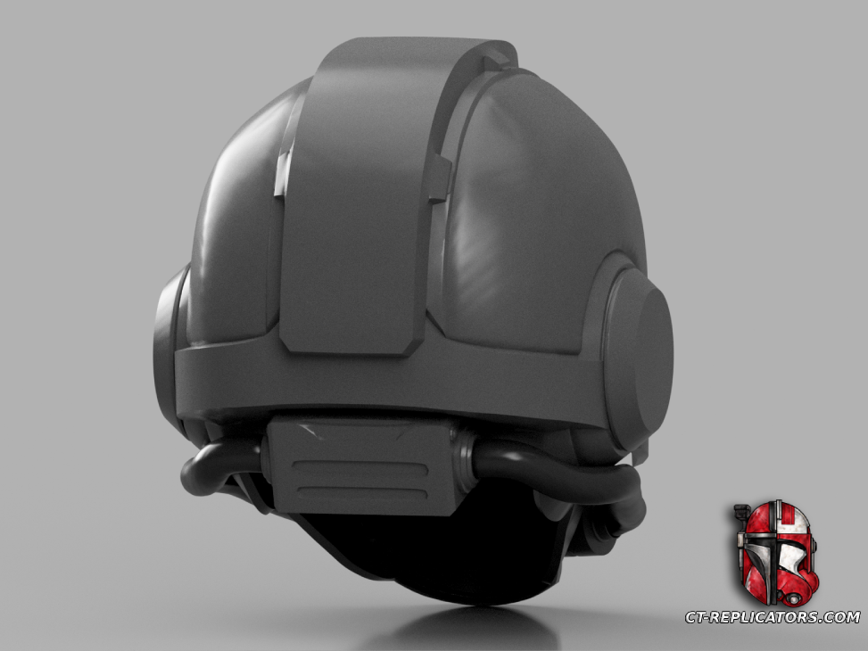 Magistratum patrol helmet - Darktide Cosplay 1:1