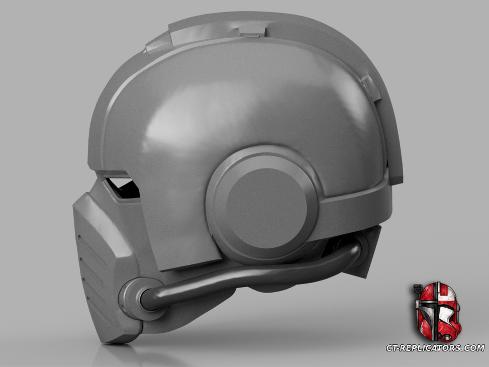 Magistratum patrol helmet - Darktide Cosplay 1:1