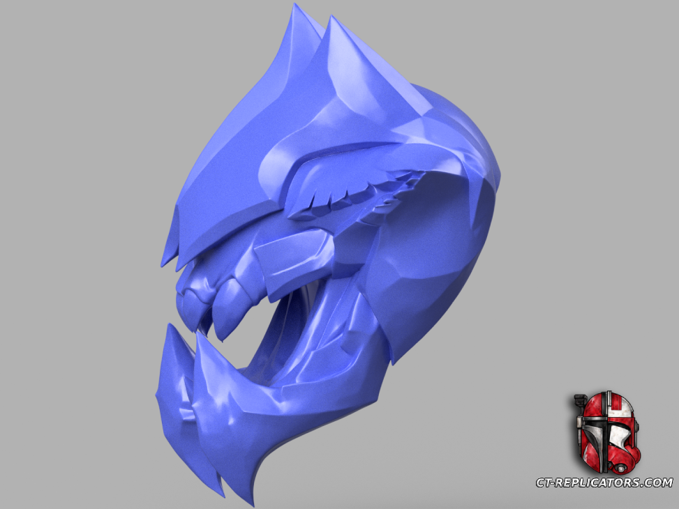 STL 3D Print Files Rek'Sai Head trophy - League Of Legends 1:1 scale