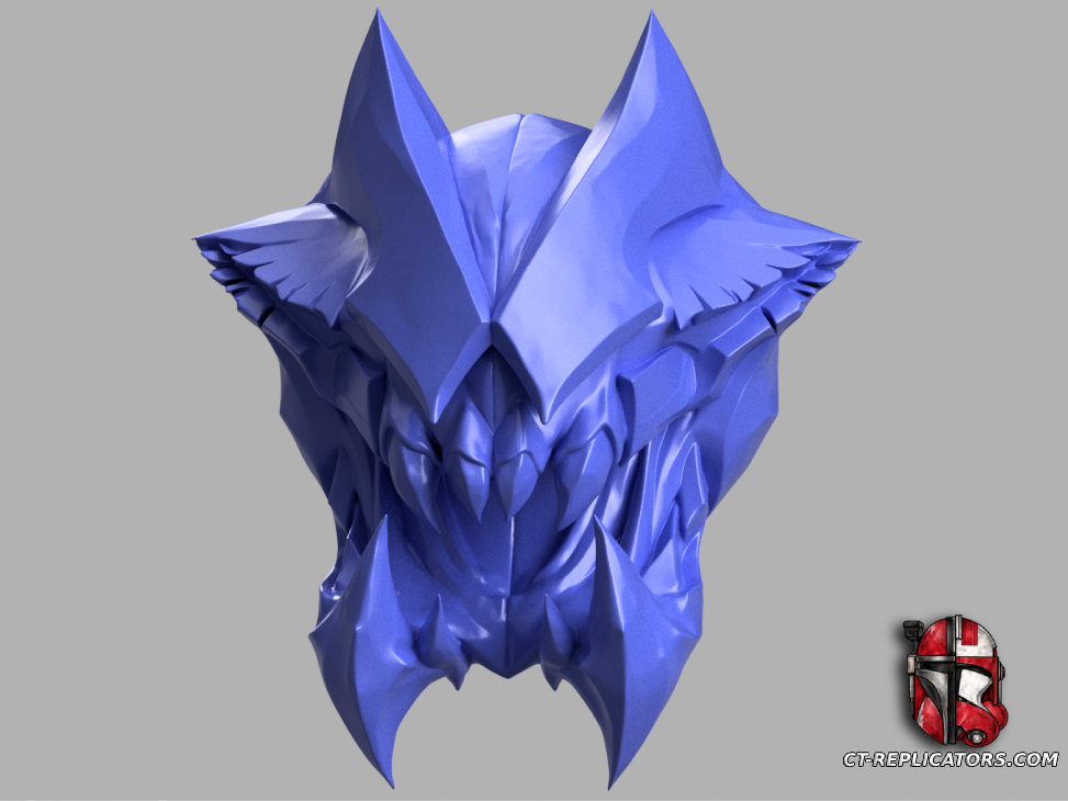 STL 3D Print Files Rek'Sai Head trophy - League Of Legends 1:1 scale