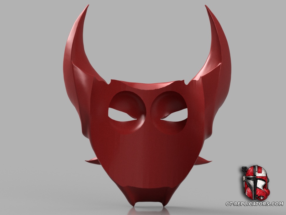 STL 3D Print Files Blood Moon ZED Mask - League Of Legends Cosplay 1:1 Replica