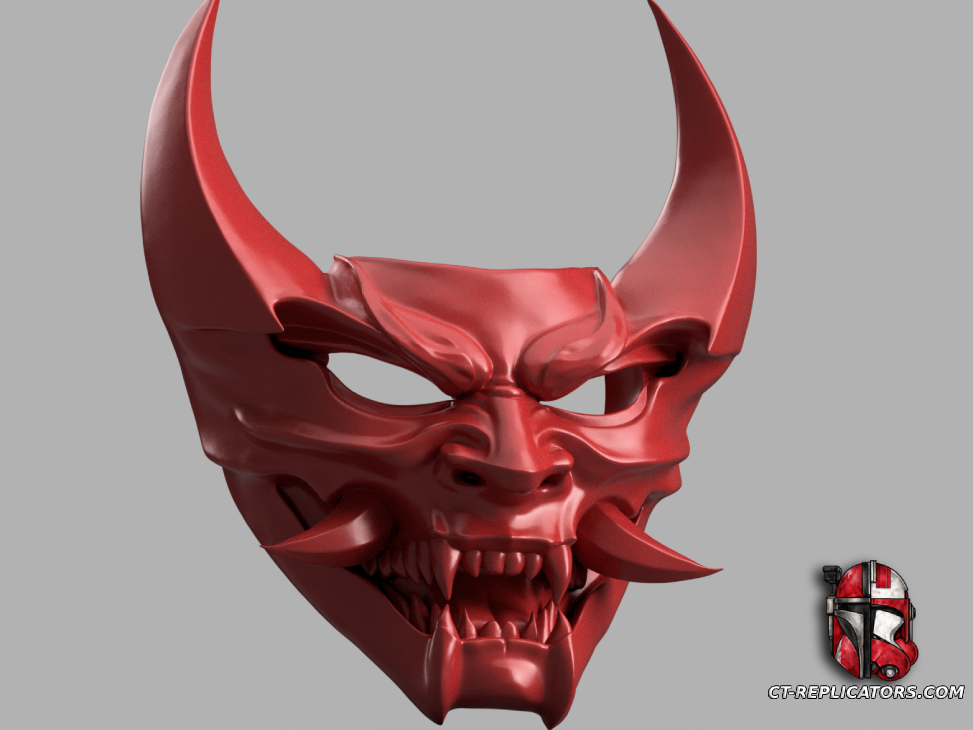 STL 3D Print Files Blood Moon ZED Mask - League Of Legends Cosplay 1:1 Replica