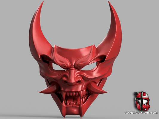 STL 3D Print Files Blood Moon ZED Mask - League Of Legends Cosplay 1:1 Replica