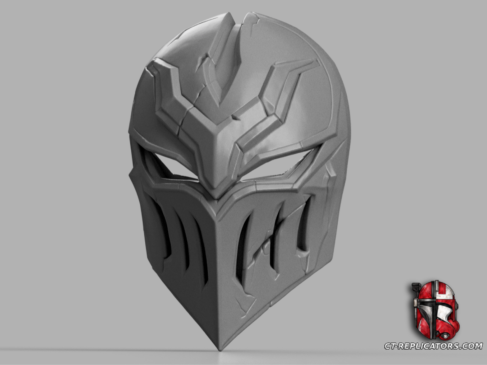 STL 3D Print Files ZED Mask - League Of Legends Cosplay 1:1 Replica