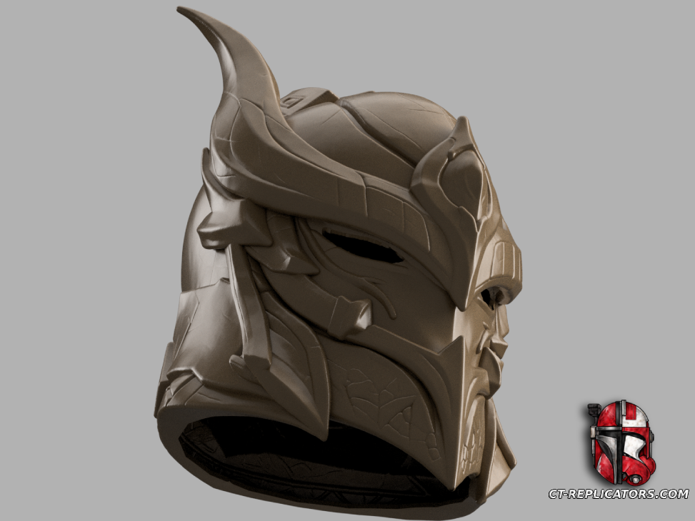 STL 3D Print Files Sea Dog Yasuo Helmet - League Of Legends Cosplay 1:1 Replica