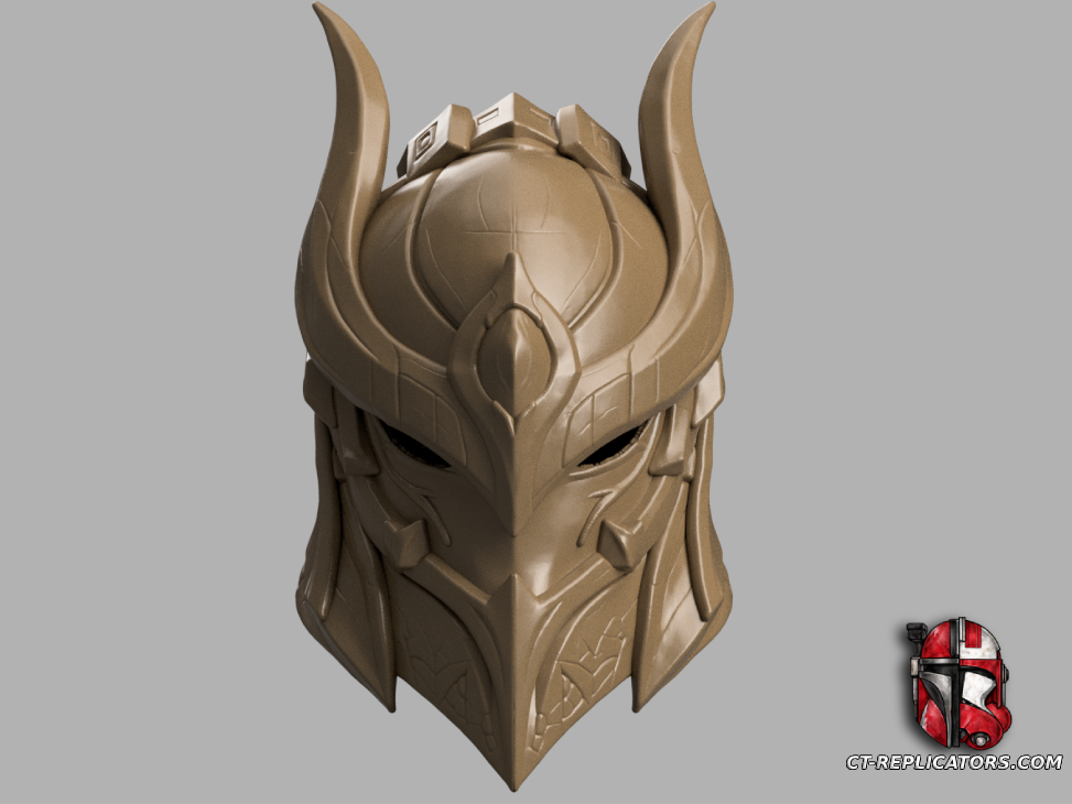 STL 3D Print Files Sea Dog Yasuo Helmet - League Of Legends Cosplay 1:1 Replica