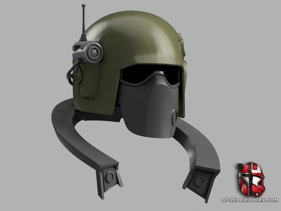 Harsh Environment Flak Helmet with Psykana Collar - Darktide 1:1 Cosplay