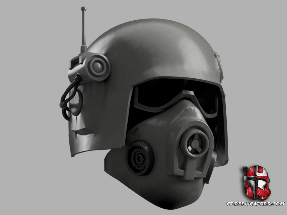 Shock Trooper’s Flak Helmet with Psykana Collar - Darktide 1:1 Cosplay