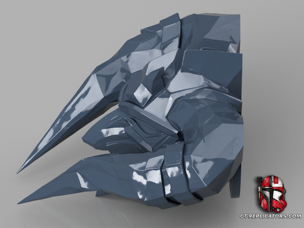 STL 3D Print Files Blackfrost Alistar Head trophy - League Of Legends 1:1 scale