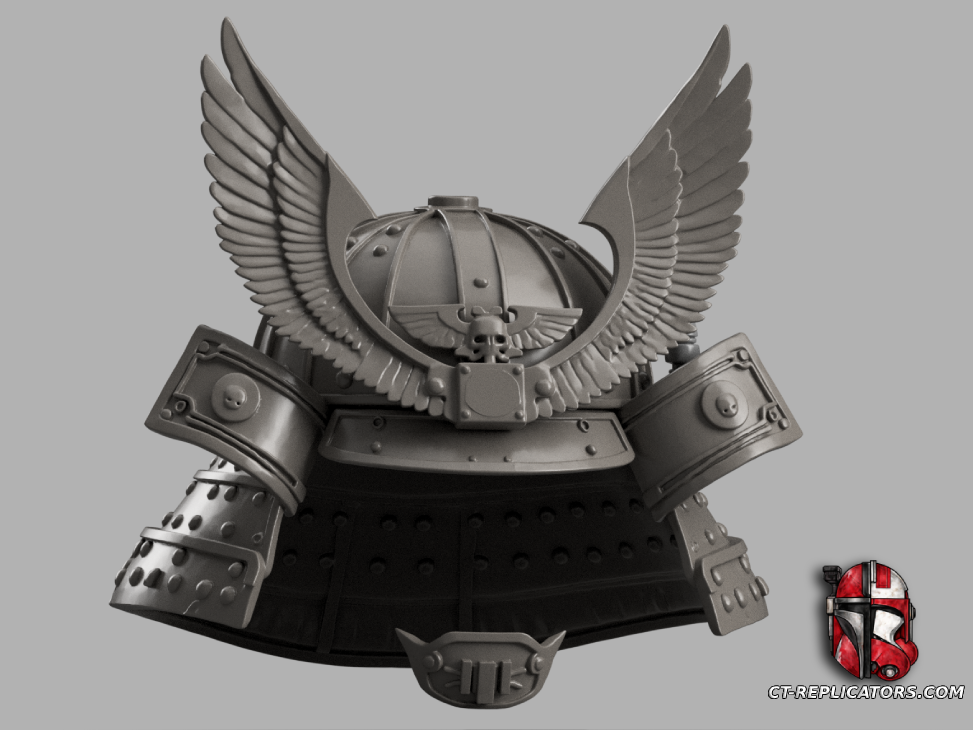 STL 3D Print Files Imperial Samurai Helmet Cosplay Replica 1:1