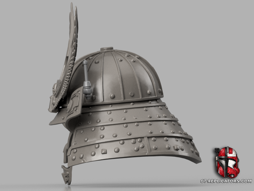 STL 3D Print Files Imperial Samurai Helmet Cosplay Replica 1:1