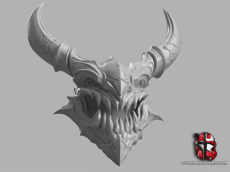 STL 3D Print Files Aurelion Sol Head - League Of Legends 1:1 Replica