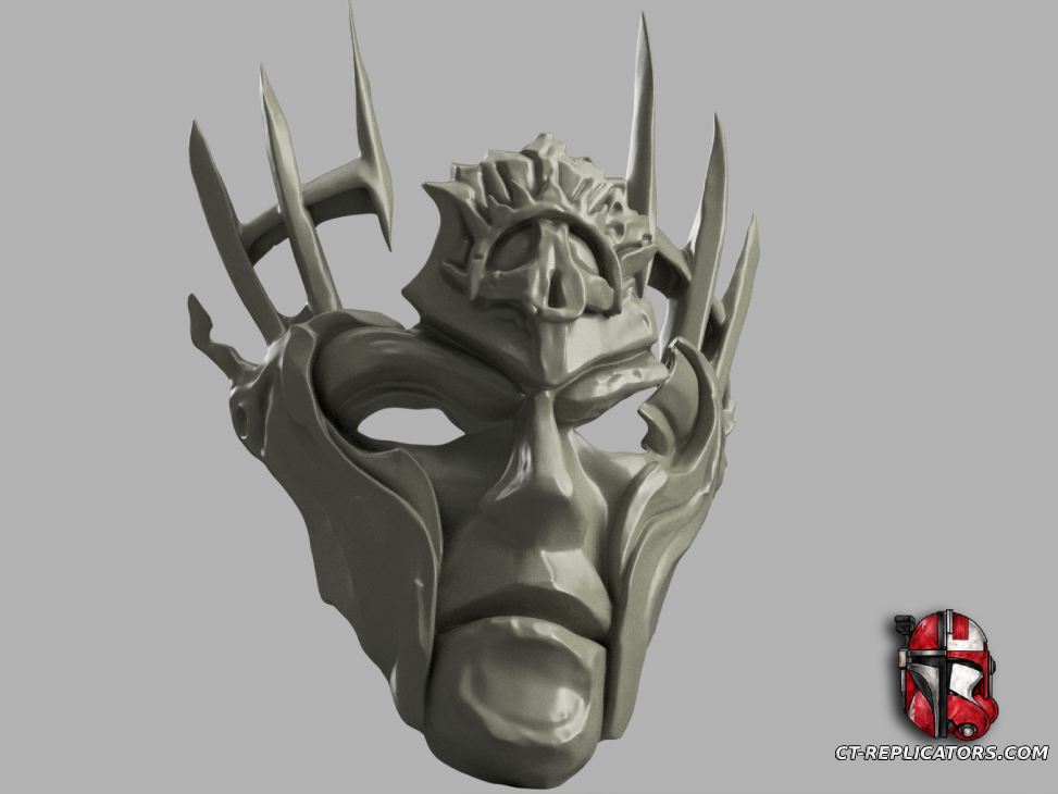 STL 3D Print FIles Diablo 4 Judicator’s Mask - Cosplay 1:1