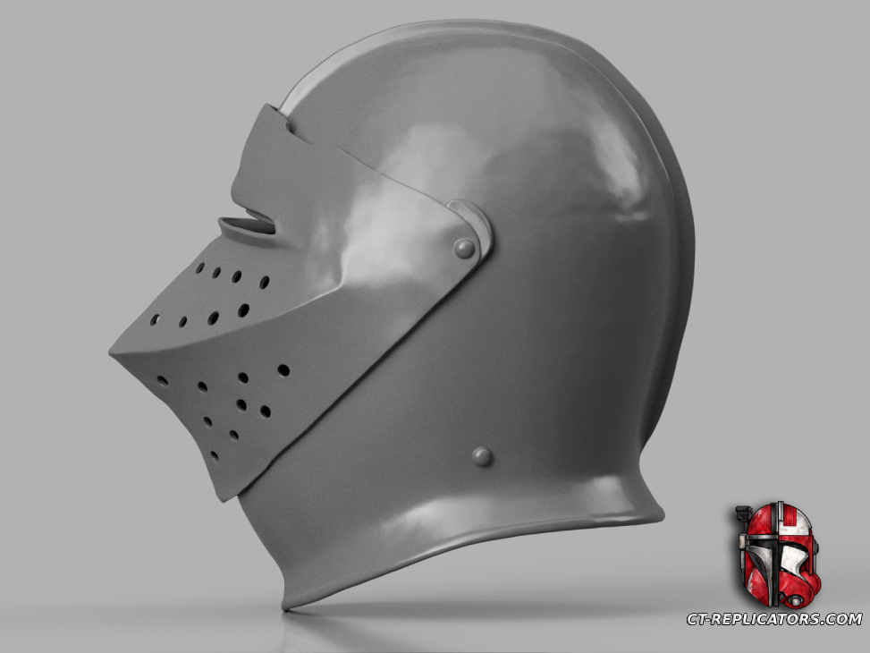 Armet a Rondelle Medieval Helmet 1:1 Cosplay