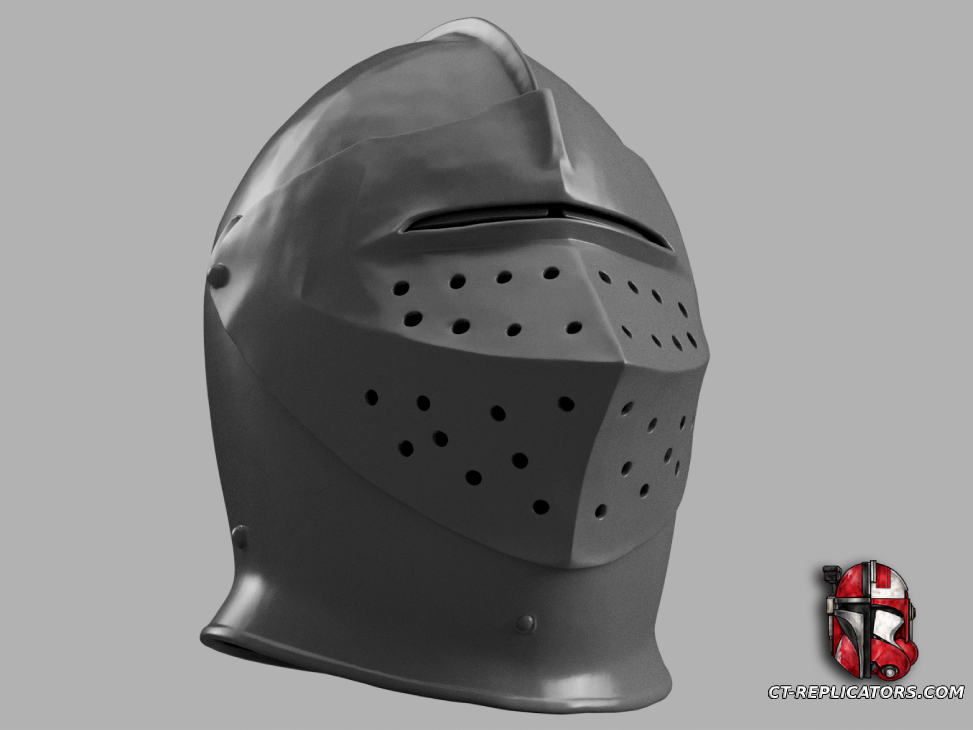 Armet a Rondelle Medieval Helmet 1:1 Cosplay