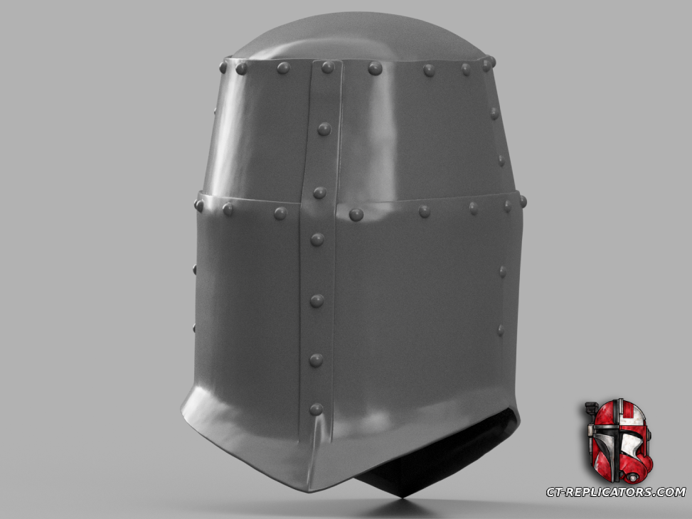 Knight Medieval Helmet Templar Tophelm 1:1 Cosplay Replica