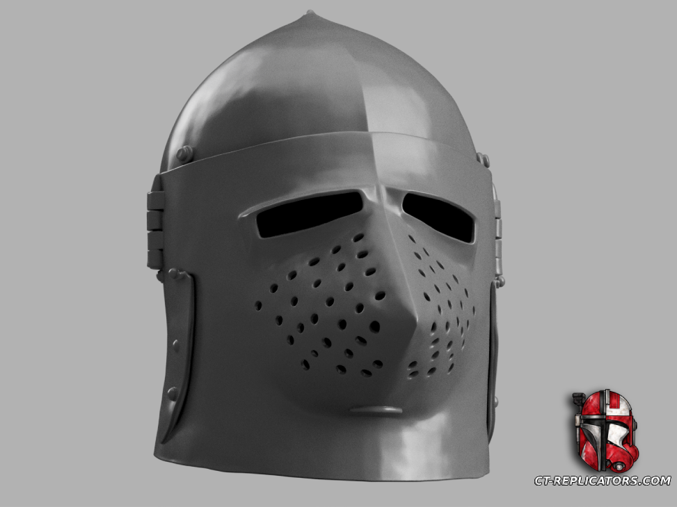 Houndskull Bascinet Medieval Knight Helmet 1:1 Cosplay Replica