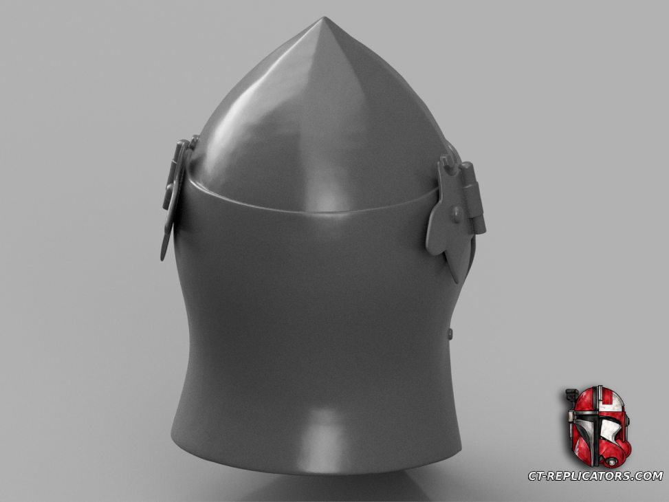 Medieval Helmet Visored Barbuta 1:1 Cosplay Replica