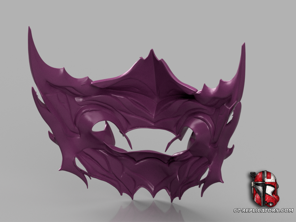 STL 3D Print Files Spirit Blossom AKALI Mask - League Of Legends Cosplay 1:1 Replica