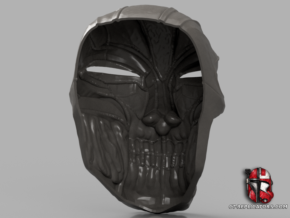 STL 3D Print Files FOR HONOR Khatun mask 1:1 Cosplay Replica
