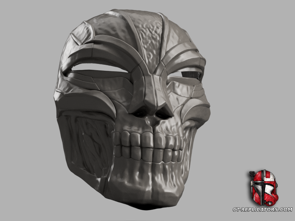 STL 3D Print Files FOR HONOR Khatun mask 1:1 Cosplay Replica