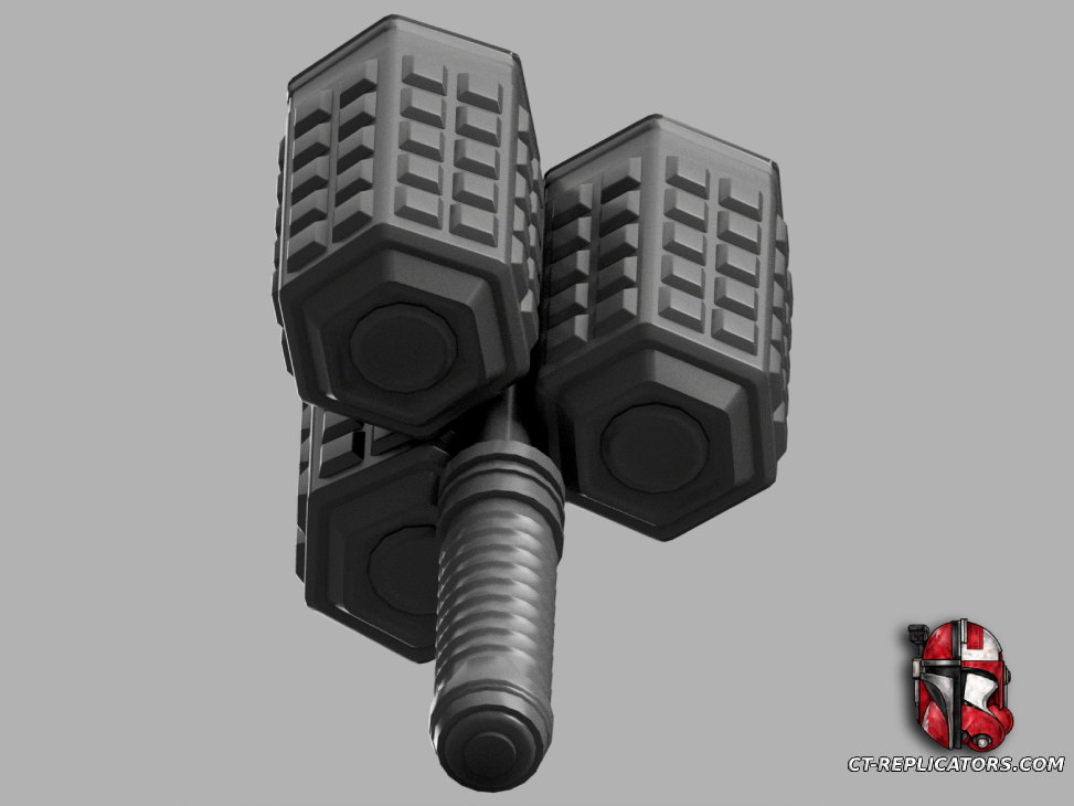 STL 3D Print Files Helldivers 2 - G-48 Giga Grenade 1:1 Cosplay Replica