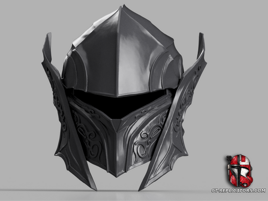STL 3D Print Files Elder Scrolls Skyrim Ebony Helmet Cosplay 1:1 Replica
