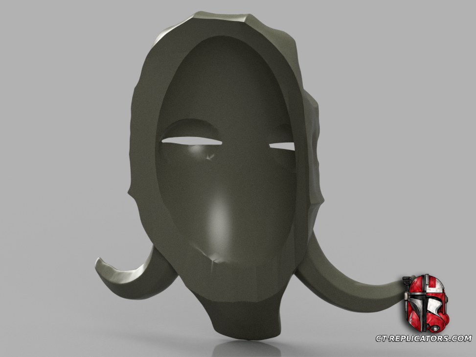 STL 3D Print Files Elder Scrolls Skyrim Konahrik Dragon Priest Mask Cosplay 1:1 Replica