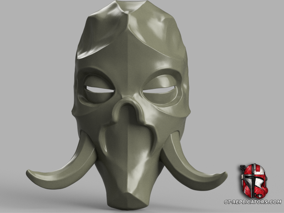 STL 3D Print Files Elder Scrolls Skyrim Konahrik Dragon Priest Mask Cosplay 1:1 Replica