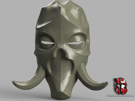 STL 3D Print Files Elder Scrolls Skyrim Konahrik Dragon Priest Mask Cosplay 1:1 Replica