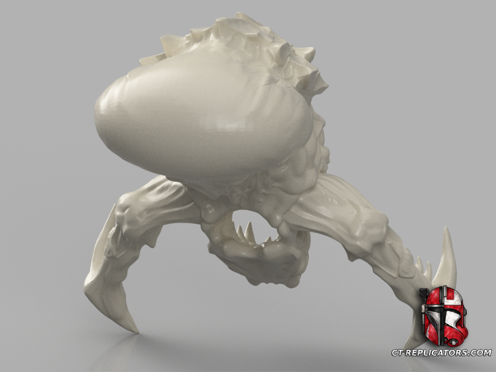 STL 3D Print FIles  Starcraft Brood War - Hydralisk Skull trophy 1:1 Scale